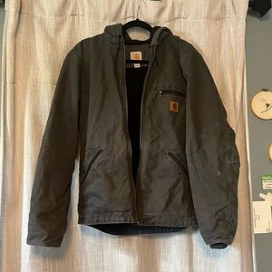 Carhartt Black Utility Jacket with Hood